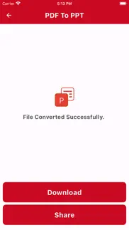 pdf to pptx & ppt converter iphone screenshot 3
