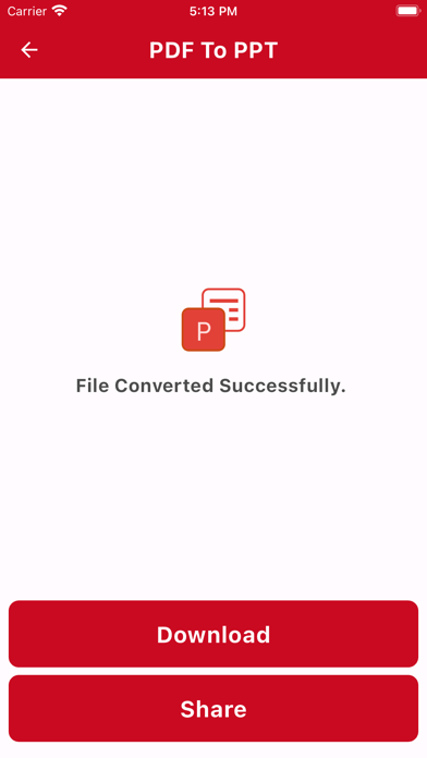 Screenshot #3 pour PDF to PPTX & PPT Converter
