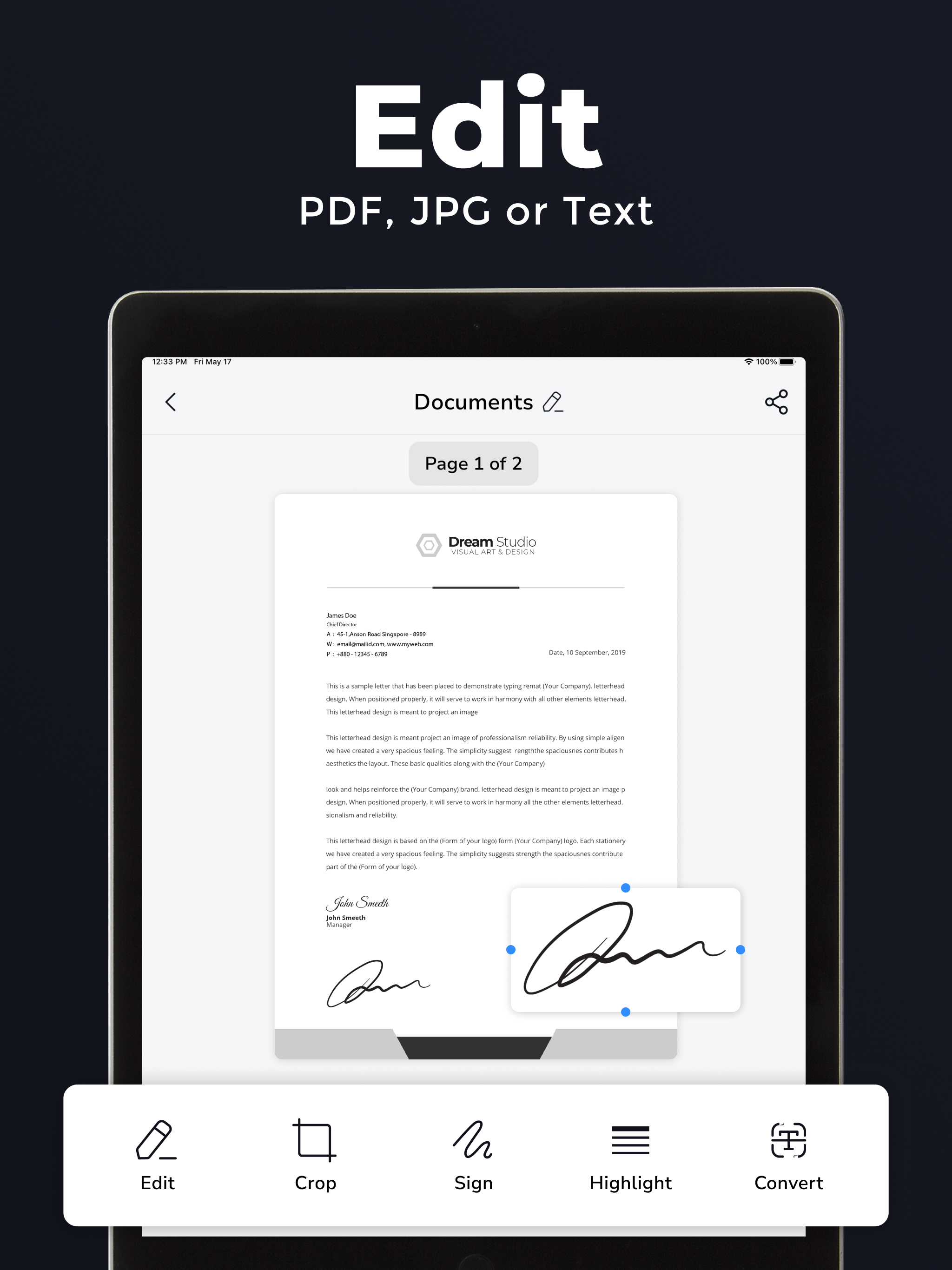 PDF scanner - docscan,fotoscan