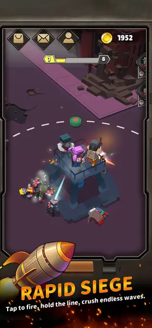 Merge Siege: Undead Defense screenshot 3