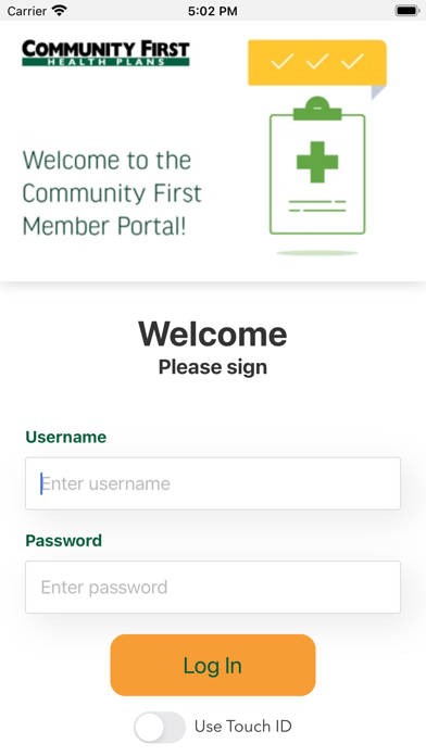 CFHP Portal Screenshot