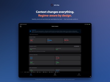 Sell in May iPad screenshot