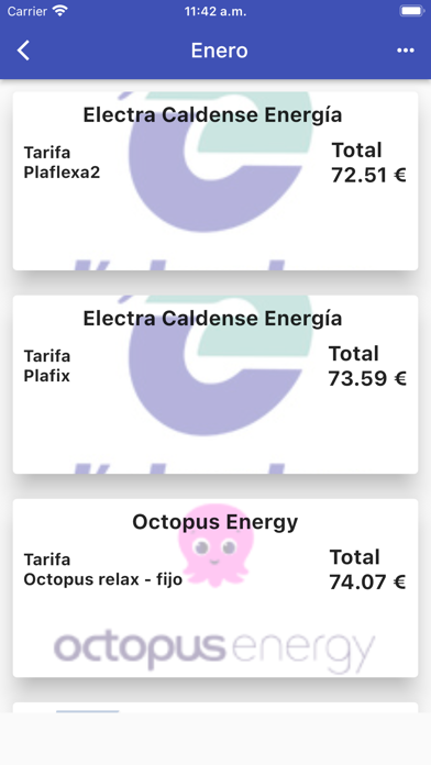 Comparador Tarifas Eléctricas Screenshot