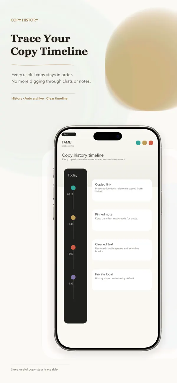 Screenshot #2 pour TAME Clipboard Pro