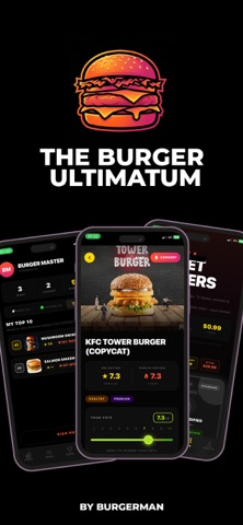 Burgerman: Burgers & Recipes iPhone screenshot