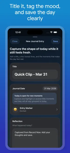 Video Journal: Daily Diary screenshot 2
