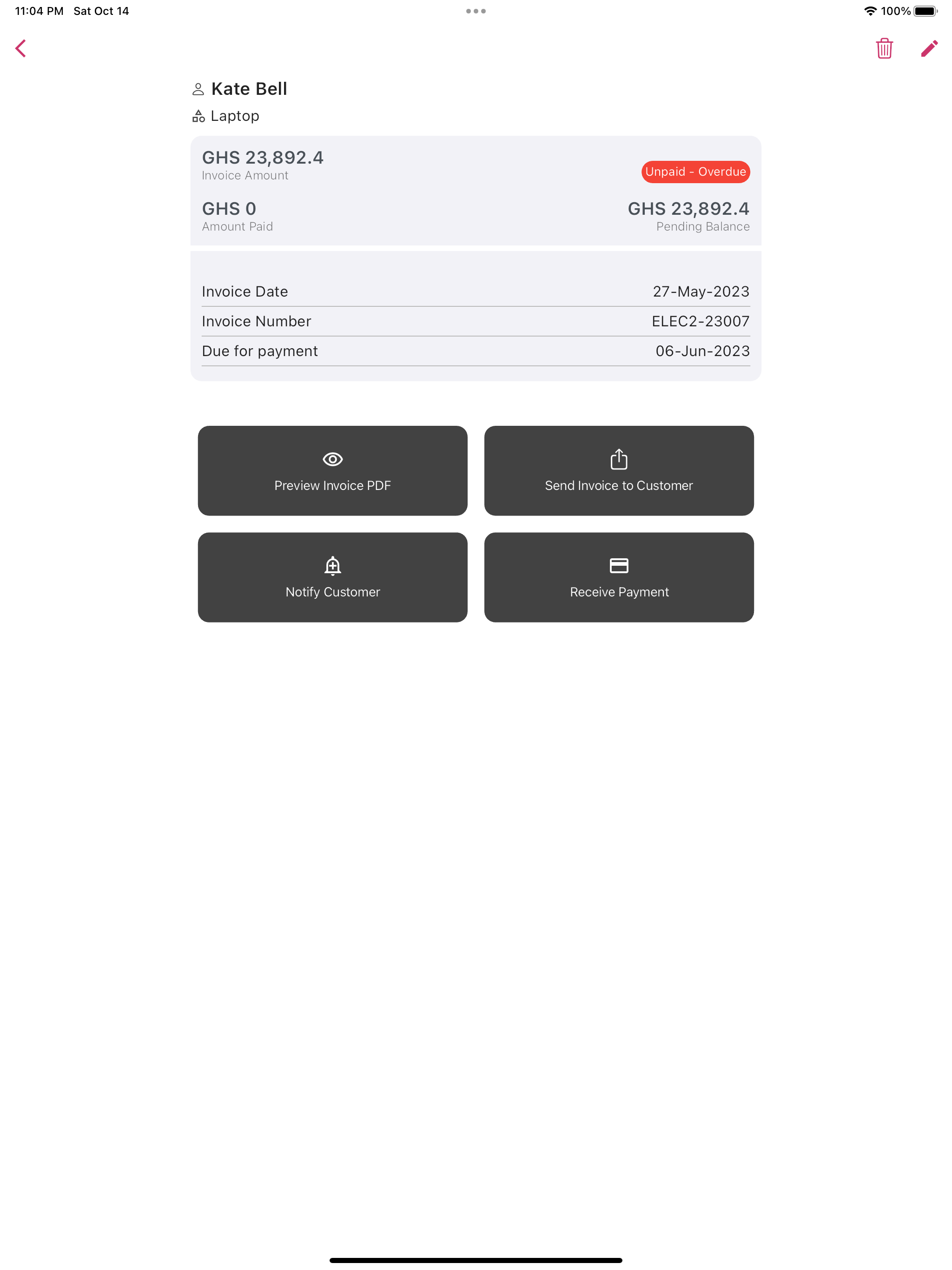 Spend: Finance & Invoicing