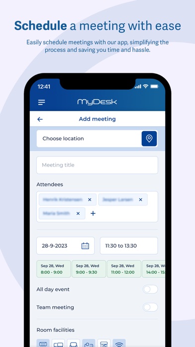 MyDesk App Screenshot