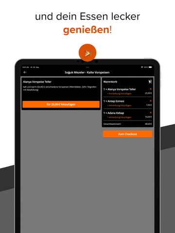 Alanya Restaurant Gummersbach iPad screenshot