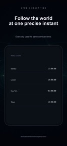 Atomic Exact Time: Clock screenshot