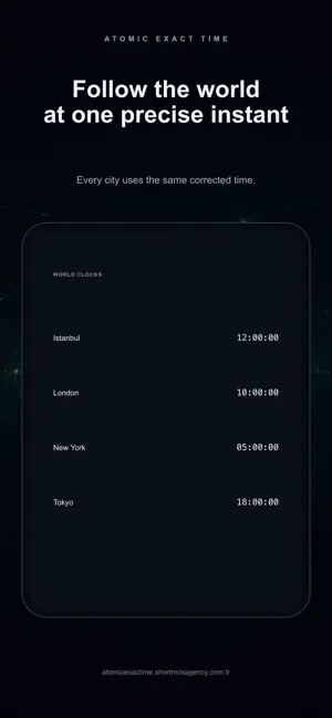 Atomic Exact Time: Clock screenshot 4