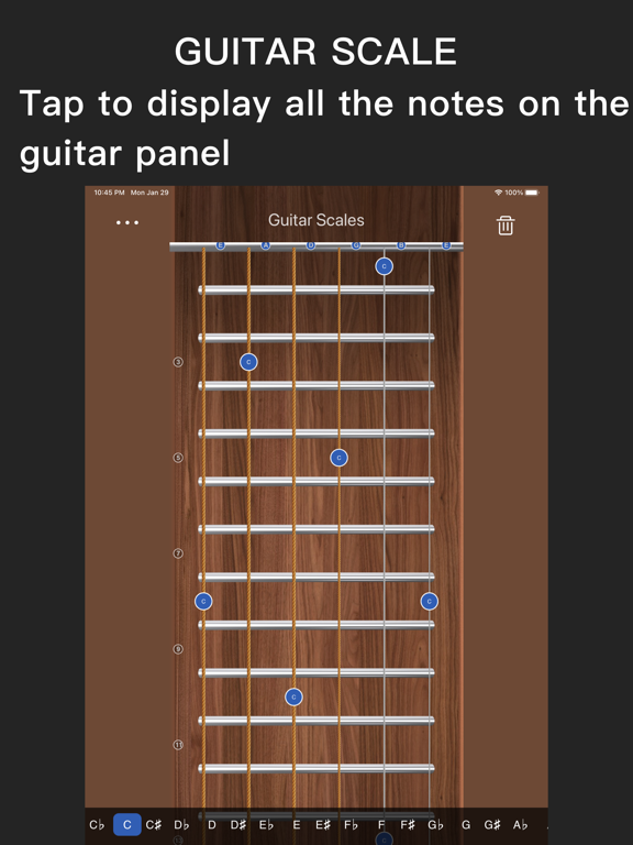 Simply Tuner -Learn guitar app iPad screenshot 6 - Music app