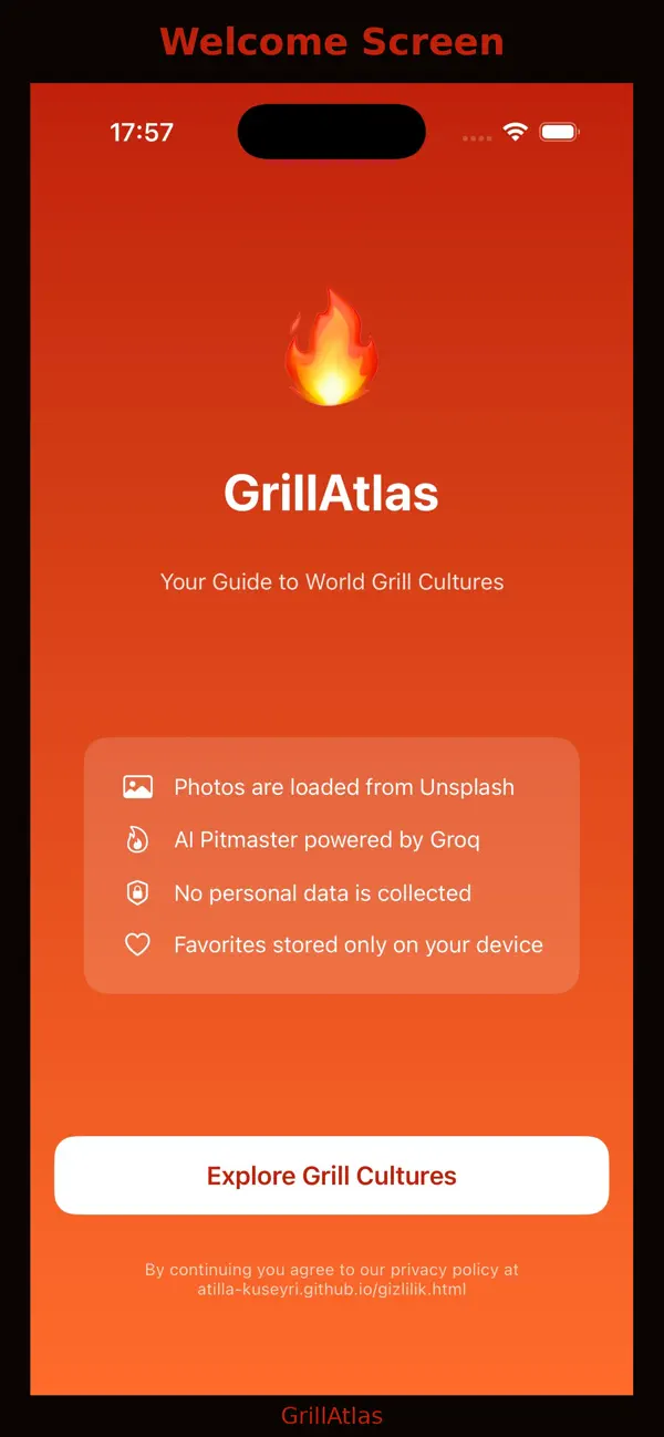 Screenshot #1 pour Grill Atlas