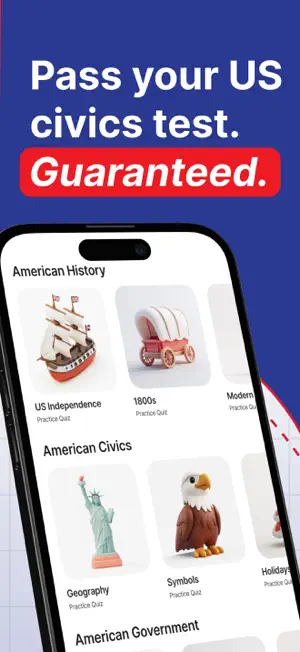 USCIS Civics Test 2026 screenshot 1