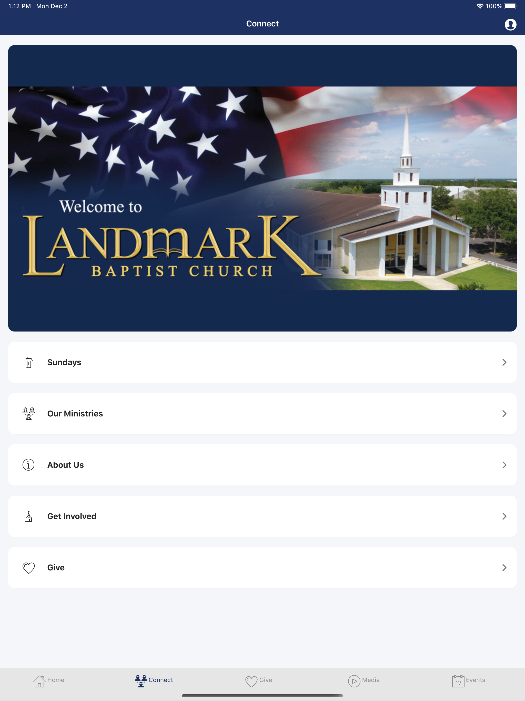 Landmark Baptist Church FL screenshot 4