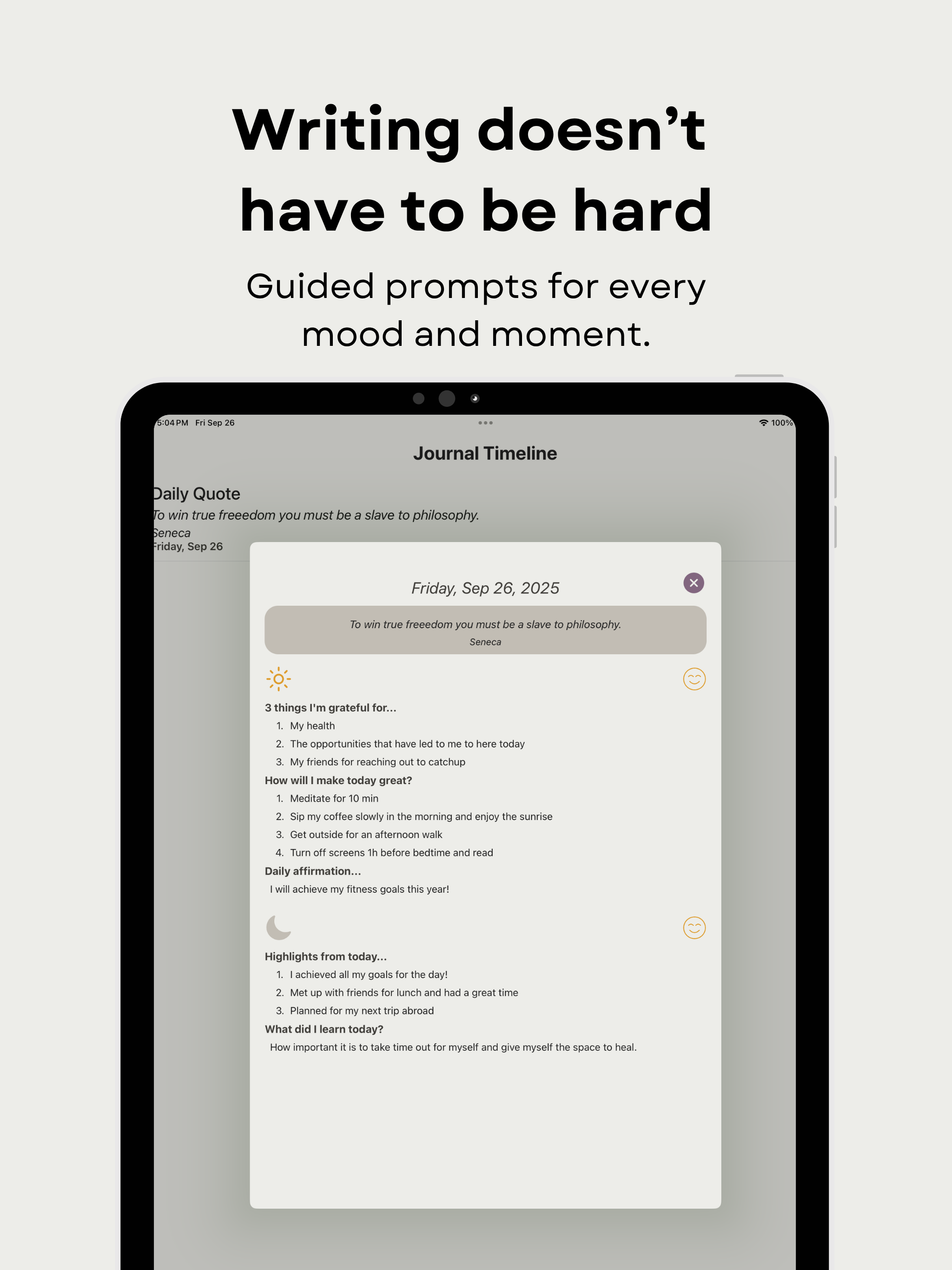 Daily Journal - Guided Diary