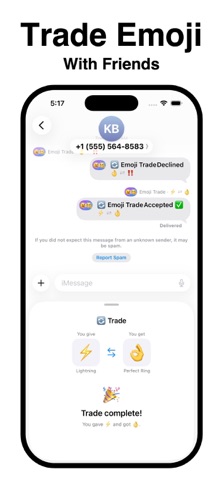 Emoji Battle - iMessage Game iPhone screenshot
