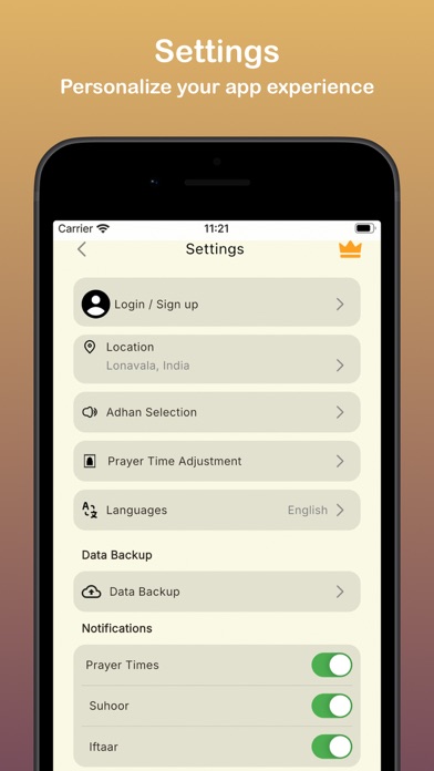 Prayer Times & Athan Qibla App screenshot