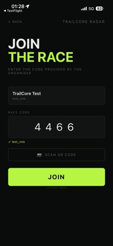 TrailCore Radar screenshot