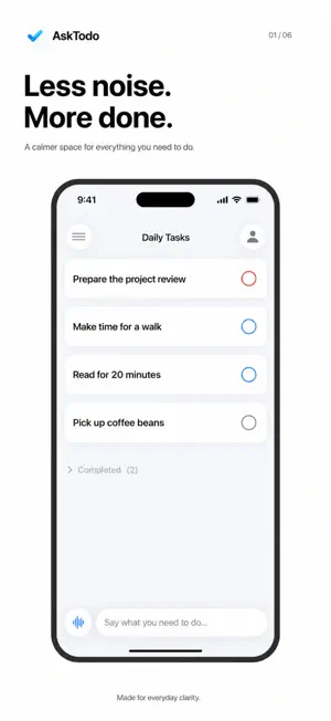AskTodo: AI Task Planner screenshot 1