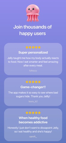 Jelly: Healthy Food Coach iPhone screenshot