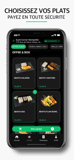 Capture d'écran de Sushi Corner sur iPhone 1