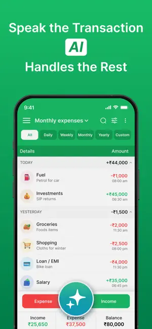 Expense Manager - Budget App screenshot 2