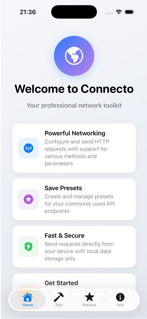 Connecto - Developer Tools App | MWM