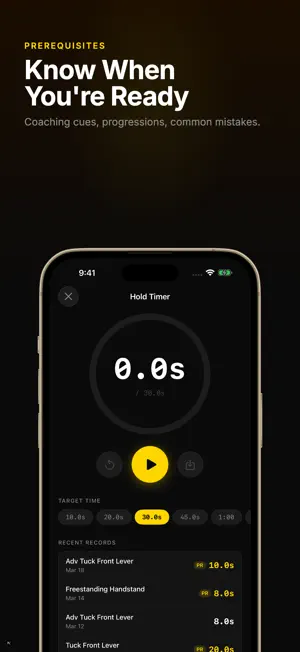 Calisthenics Tracker - Lever screenshot 3