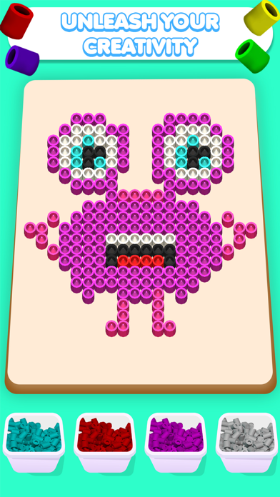 Hama Beads Color By Number iPhone screenshot 5 - Entertainment app