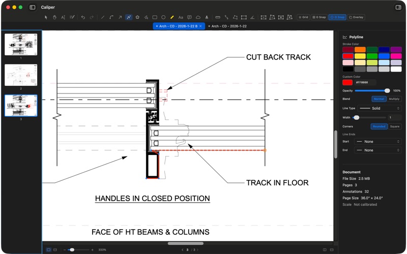 Caliper - PDF Markup screenshot