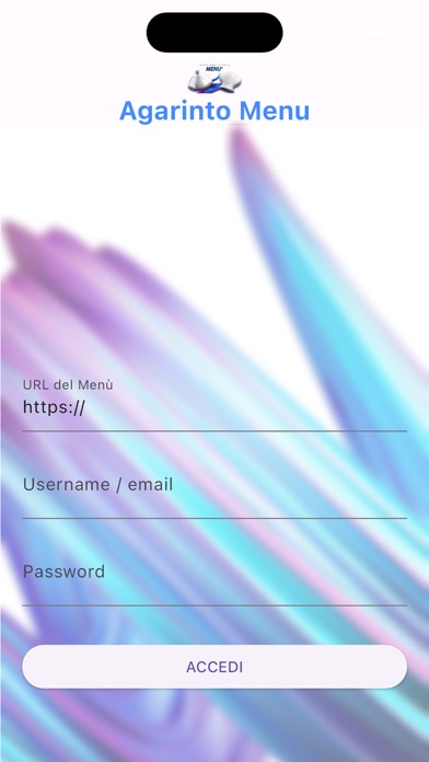 Agarinto Menu Screenshot
