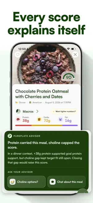 PurePlate: Athlete Nutrition screenshot 2