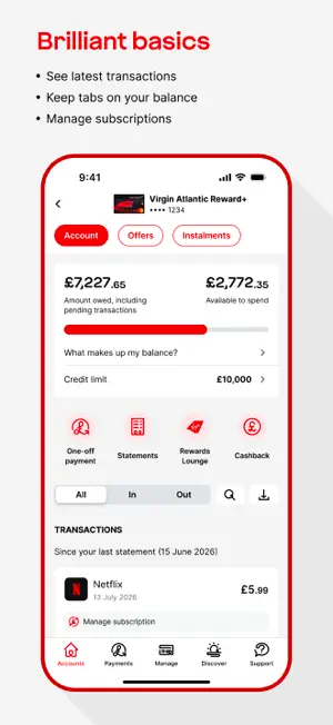 Virgin Money Credit Card screenshot 2