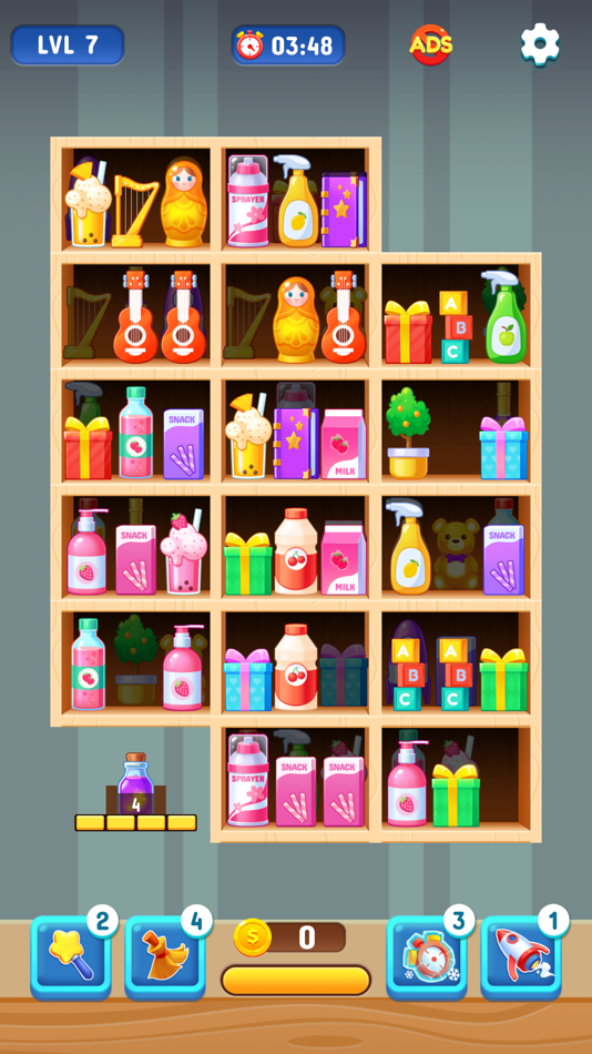 #7. Shelf Sort Puzzle Game (iOS) di: IEC GLOBAL PTY LTD