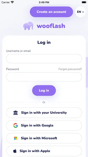 Wooflash screenshot 1