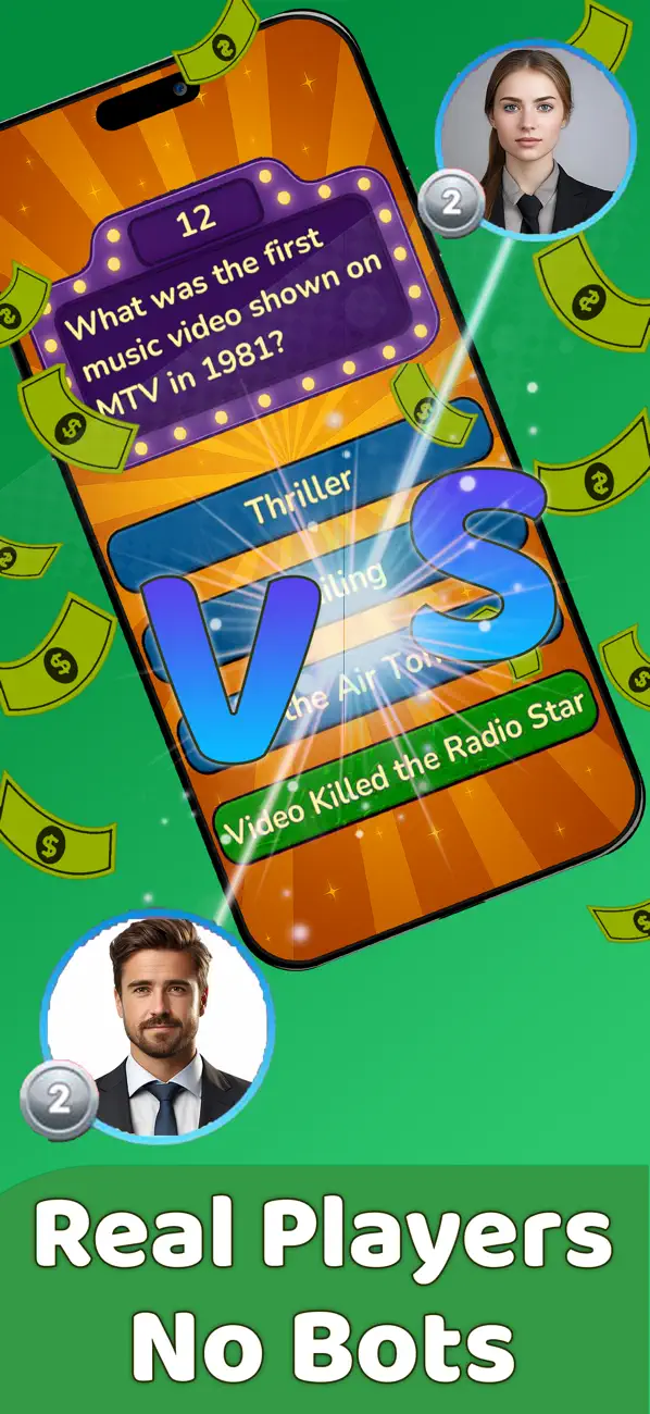 Screenshot #3 pour Quezztion: Real Money Trivia