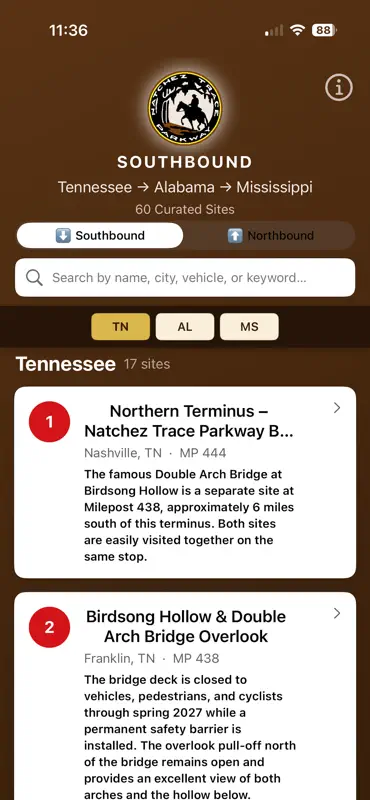 Natchez Trace: An Ancient Road screenshot 1 of 10