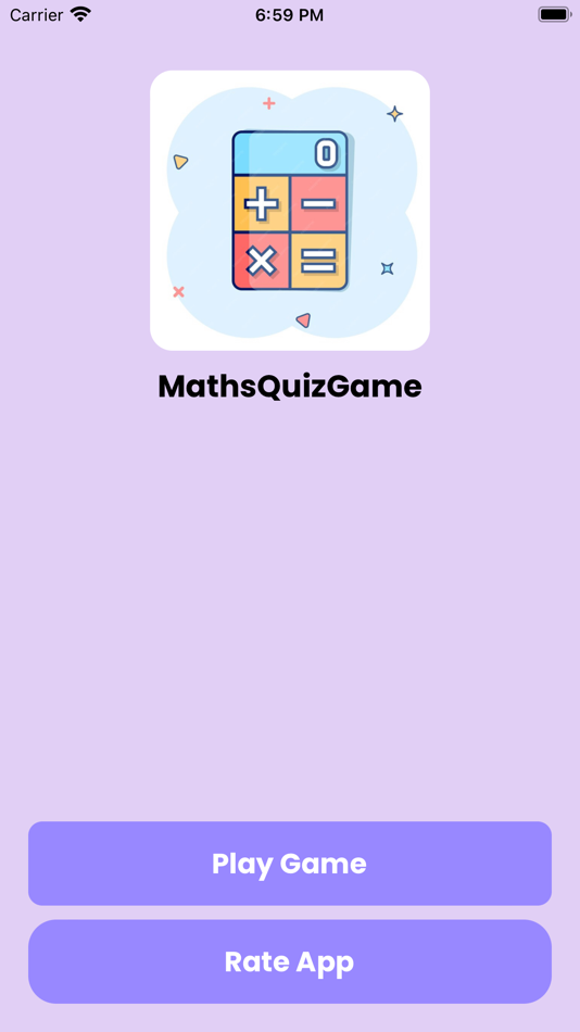 MathsQuizGame - 1.0 - (iOS)