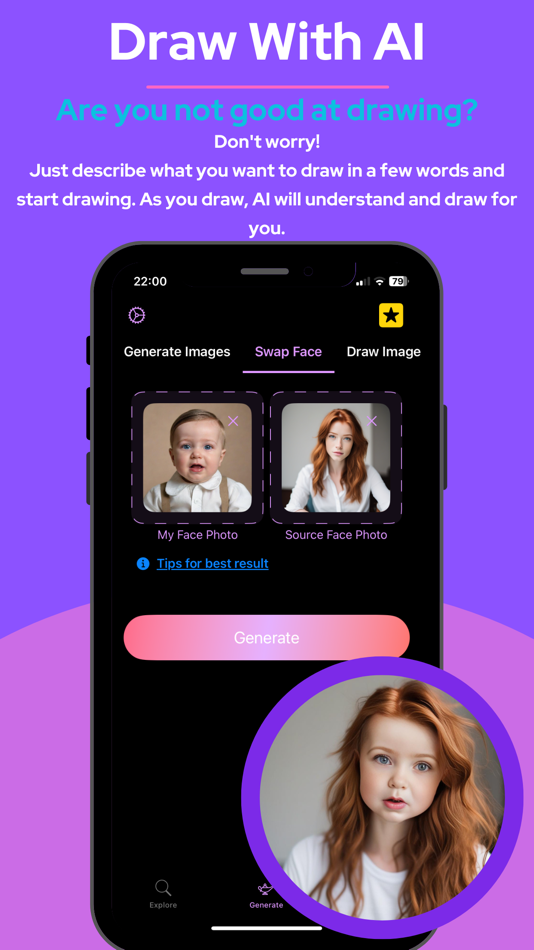 #6. AI generated images : ARTxAI (iOS) Podle: Asey