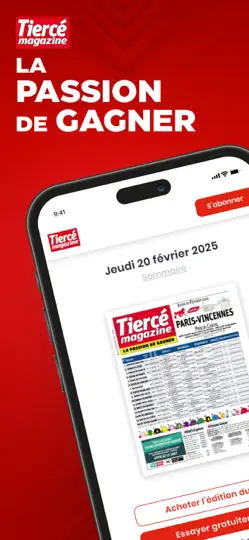 Capture d'écran de Tiercé Magazine: Pronostics sur iPhone 1
