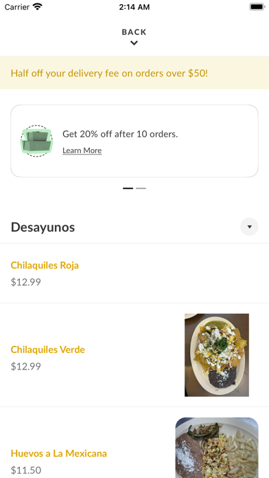 App screenshot