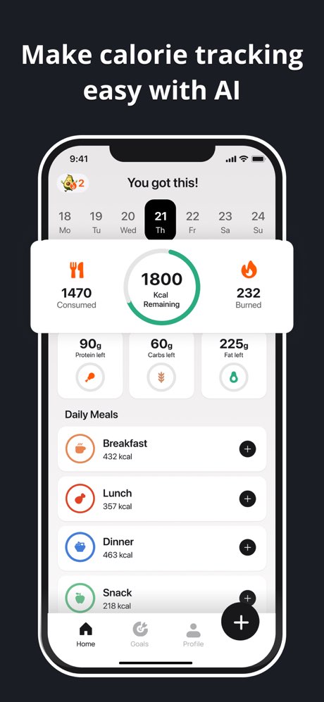 Kalo - AI Calorie Tracker screenshot 1