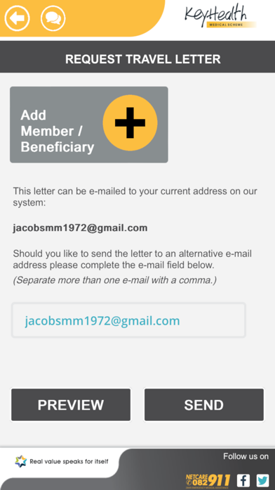 KeyHealth Screenshot
