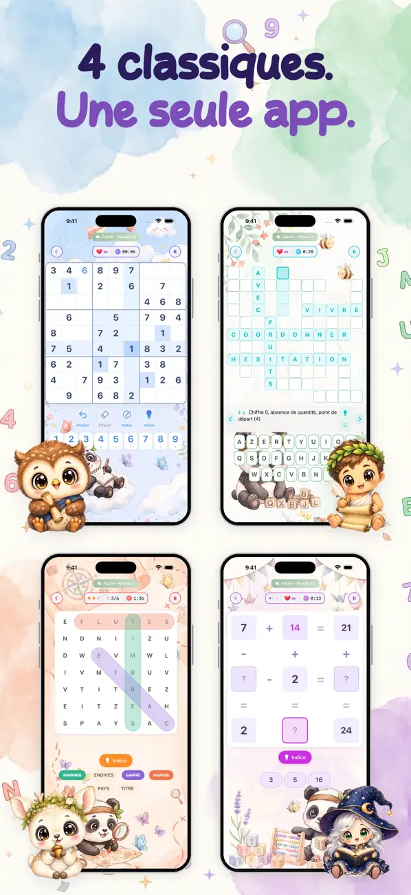 Screenshot #3 pour Cerebrum : Sudoku Mots Croisés