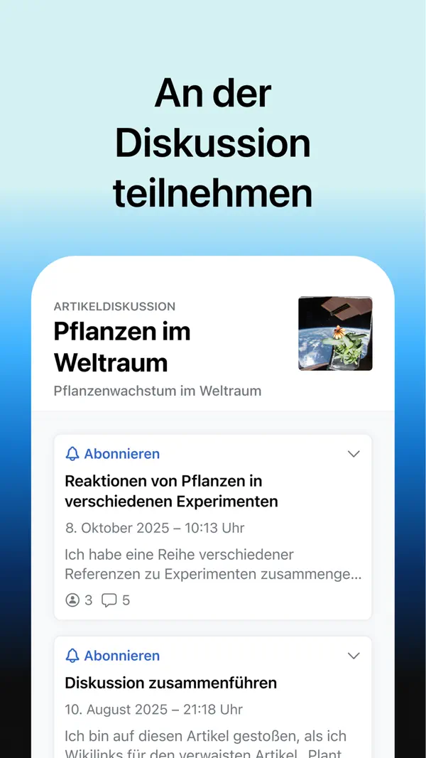 Wikipedia iPhone App Screenshot 9 – Nachschlagewerke