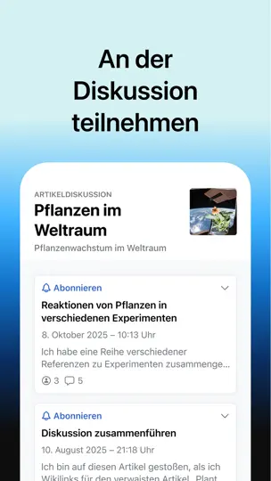 Screenshot von Wikipedia auf dem iPhone 9