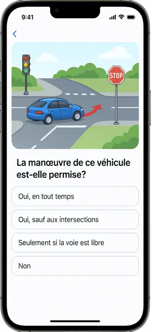Quiz SAAQ : Knowledge Test screenshot 2