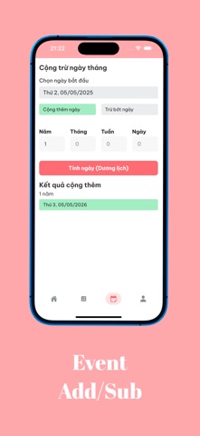Date Calculator - Date Tools iPhone screenshot