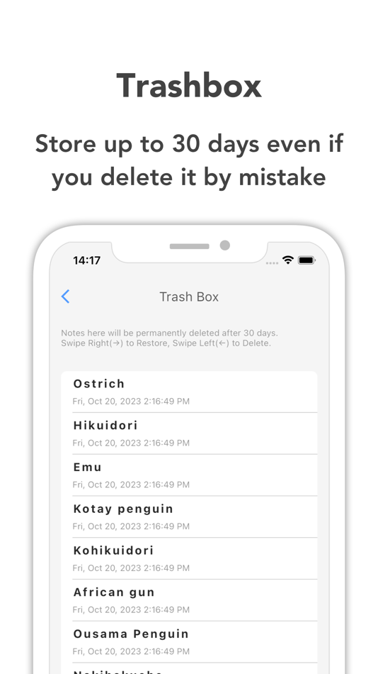 #6. Nested Folder Notes: CrumbNote (iOS) 由: YUUSUKE SASOU